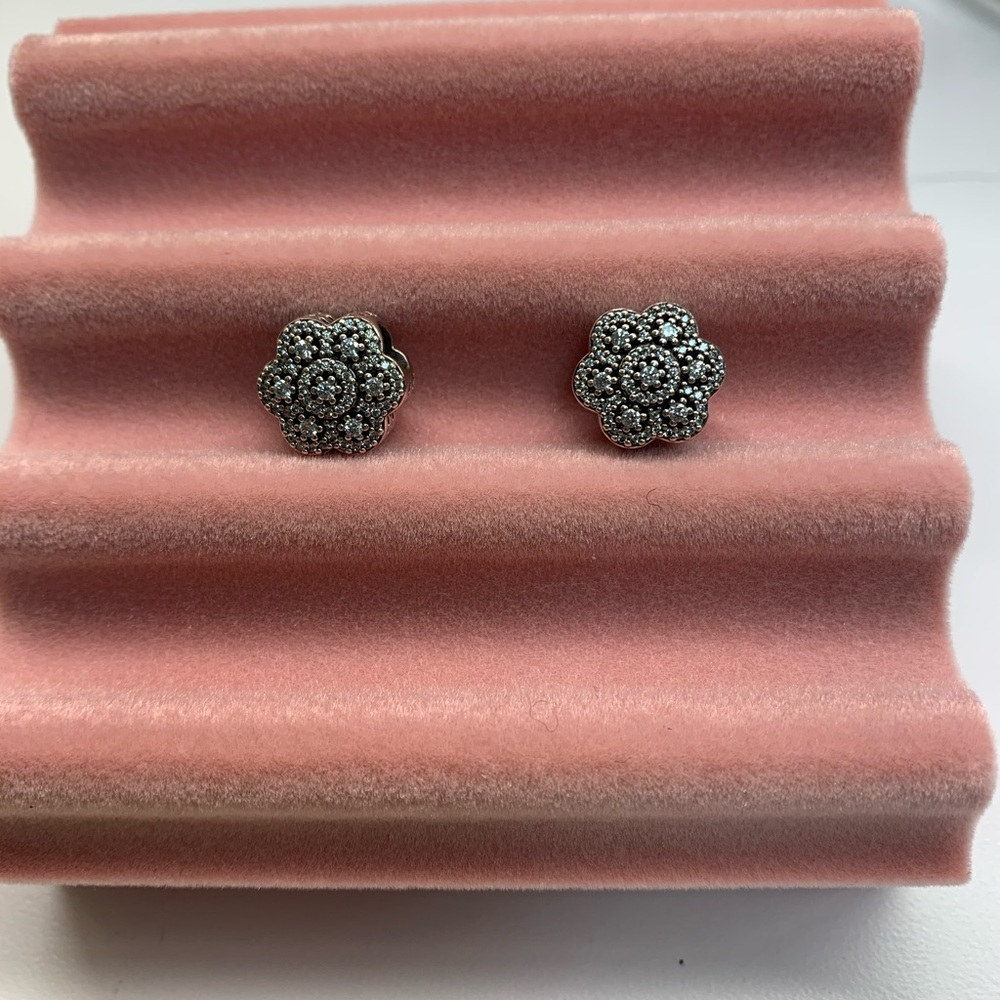 Pandora Crystallized Floral Charm